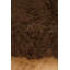 Tapis brun foncé en laine Alamin fait à la main Flokati-93925351