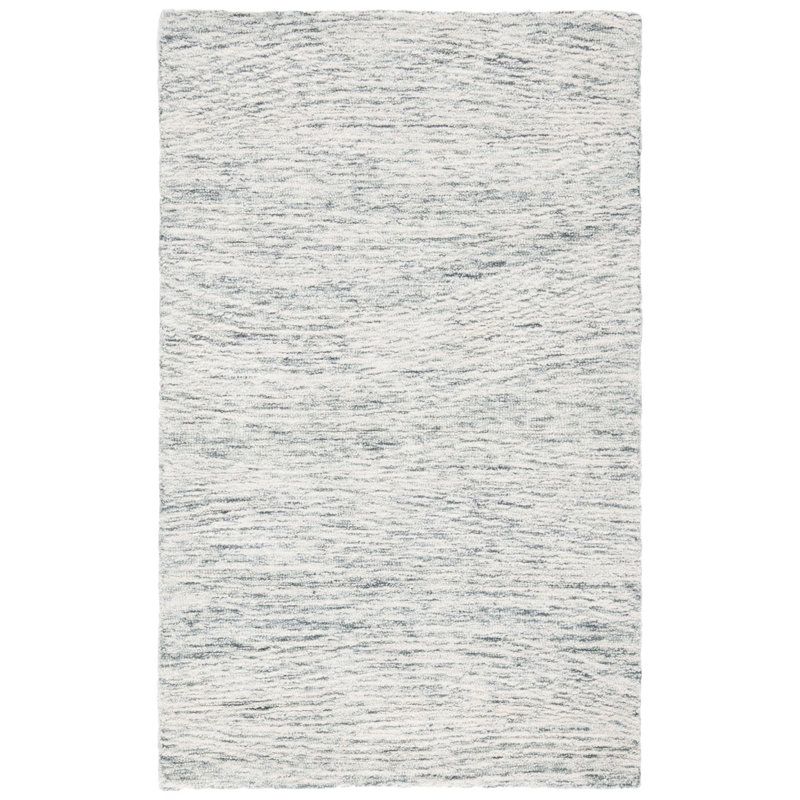 Tapis en laine et coton touffeté à la main Alea Metro, Carré 6 pi