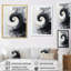 Spirale zen noire et blanche I sur toile-2036825399-2036825398