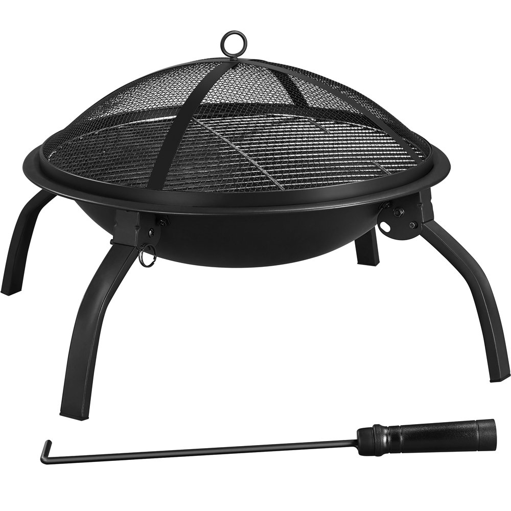 Iron Wood Burning    Fire Pit