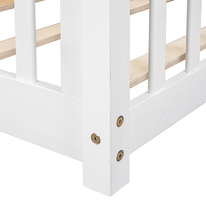 Lit plateforme simple avec clôture sans porte
