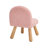 Kids' Sherpa Chair，Bun-Shaped Seat & Back With Solid Wood Legs，Soft Kid Reading Chair,Boy Girls Desk Chairs For Girl Bedroom/Nursery-333135590
