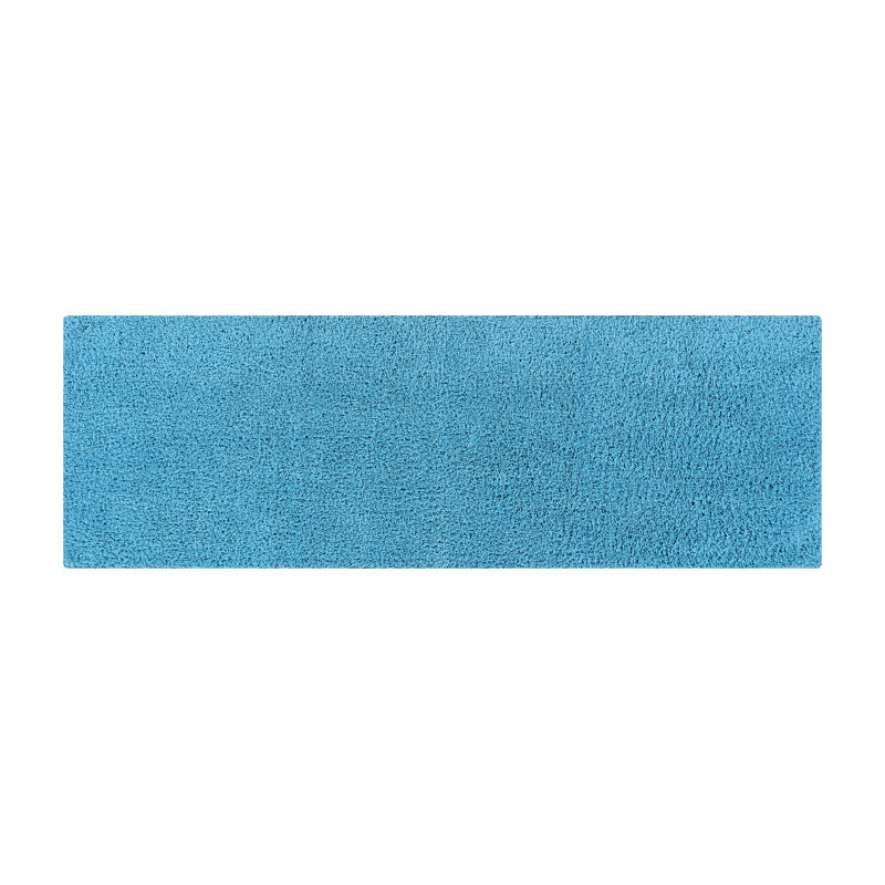 Tapis de salle de bain Micro, Bleu, Tapis de couloir 20 po x 60 po