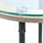 Glass Top Single Coffee Table