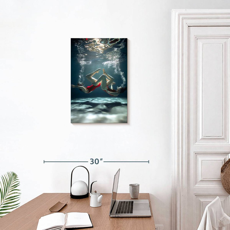 Sireci Synchronized Swimming Duo, 24" H x 16" W
