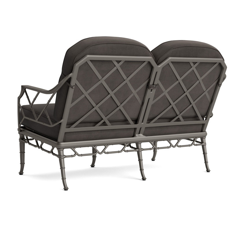 Calcutta Outdoor 2 - Seat Loveseat, Fusion Charcoal, Mica