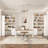 📚 73.4" Tall Slim Bookcase, Storage Tower with Cabinet & 6 Shelves, Modern MDF Bookshelf for Living Room, Office, Bedroom-451219901