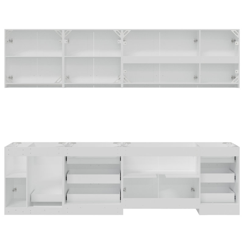 Table de buffet de 120 po de style buffet pour garde-manger (sans plateau)