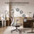 Ergonomic Mesh Task Chair, Adjustable Office Chair with 2D Headrest & 3D Armrest, Home Office Desk Chair with Lumbar Support, Recline Function,Gray-195325933-196395803