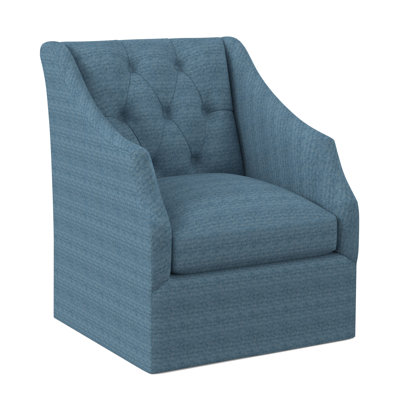 Claudette Sunbrella® Boucle Swivel Tufted Armchair