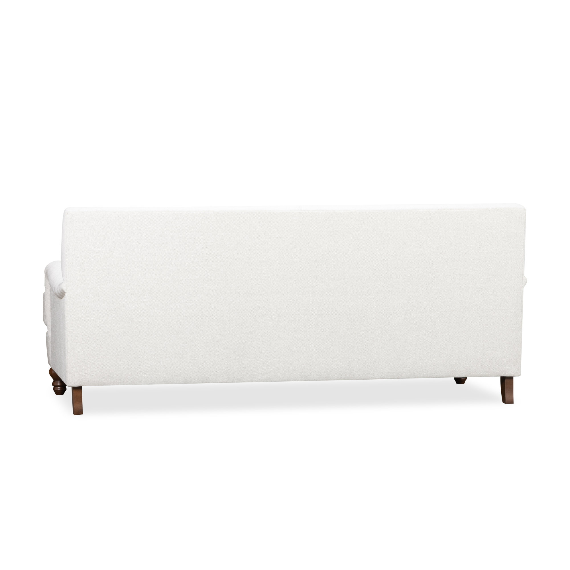 Walters Tight Back Sofa, Macarena Light Gray Canvas