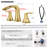 Doris 2-Handle Widespread Roman Tub Faucet-58420316