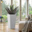 Grand pot de fleurs fuselé en métal-563055627-563055669