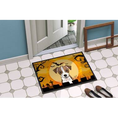 Nourison Christmas Snow Dogs Holiday Indoor Kitchen Entryway Non-skid Mat  Navy 2'x3' : Target