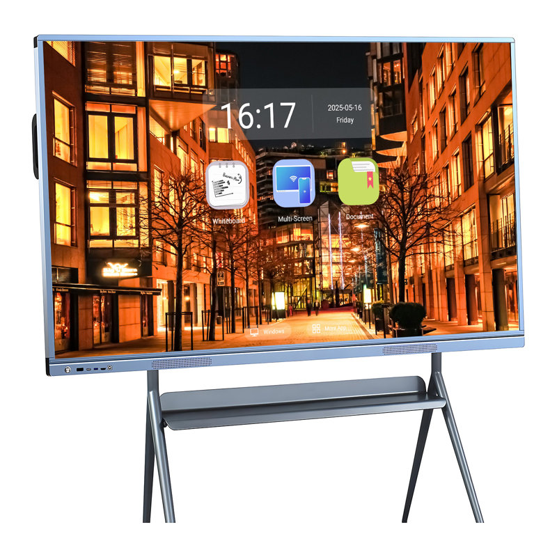 Écran intelligent JYXCN compatible 4K pour les entrées HDM / VGA? Tableau blanc interactif multi-touch pour la vente au détail / affichage numérique / salle de classe?