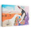 Impression florale, paysage désertique paisible, paysage serein paisible, art mural-129896449