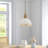 Allargando 1 - Light Vintage Gold Shaded Pendant-450328731
