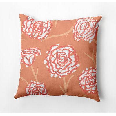 Housse et insert de coussin d'extérieur carré Botanical Blooms