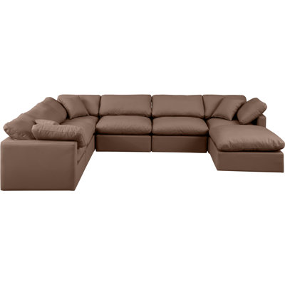 Itala Upholstered U-Shaped Sectional Reversible