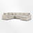 U-Shaped Sectional Sofa With Chaise-822394400