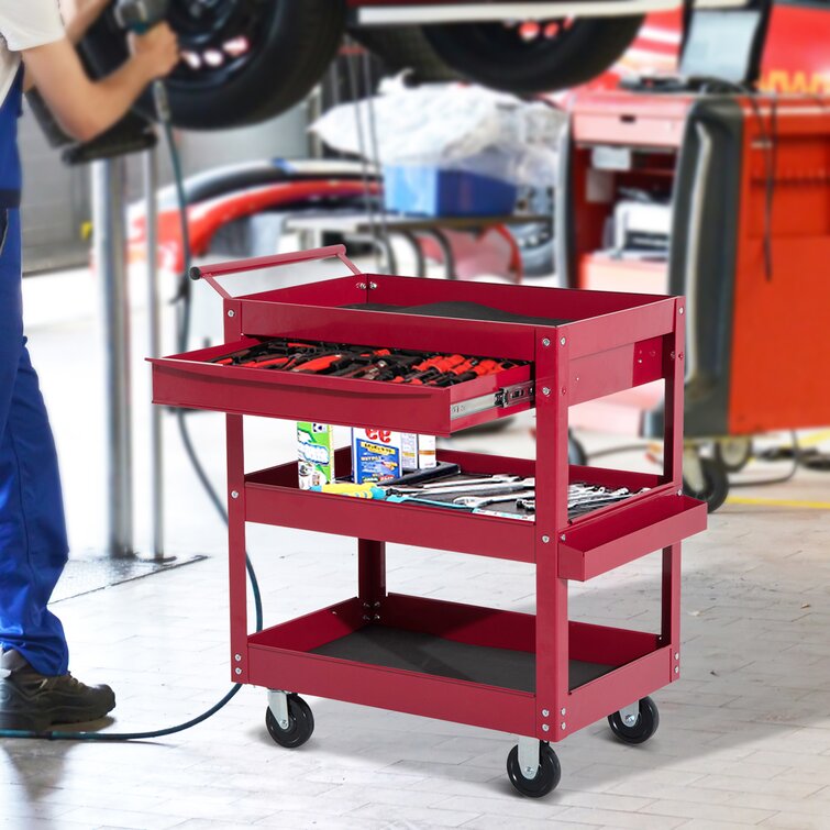WFX Utility™ Coffre rollaway à outils roulant à chariot de garage 18,1 po i  1 tiroir à l'arrière - Wayfair Canada