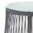Modern Stylish Side Table with Tempered Glass Top-1533745807
