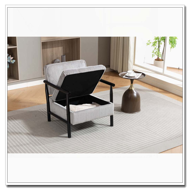 Chaise d'appoint moderne, Gris ancien