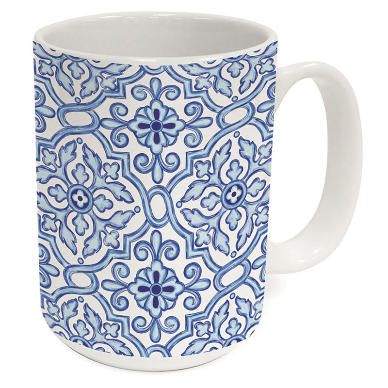 Verandah 15 oz. Decorative Ceramic Mug