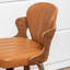 Tabourets de bar pivotants en bois et en similicuir Xaviera (ensemble de 2)-813246651-813246652