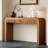 Rustic Console Table with Fluted Drawer Front-1386680953