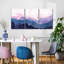 " Twilight Mountains Abstract Multi Piece Canvas Print " 3 - Pieces-93061487