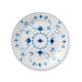 Blue Fluted Plain 10" Plate