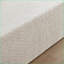 Canapé modulaire à siège profond minimaliste moderne de 127,5 po pour appartements, appartements | Aucun assemblage requis | Beige, mousse