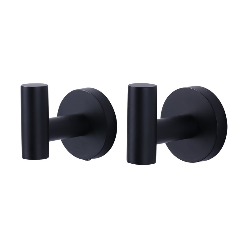 Mounting Towel Hook, Matte Black