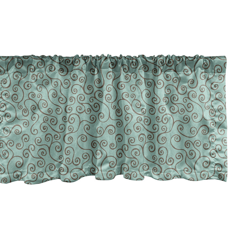 Ensemble de 2 cantonnières à motif abstrait Ambesonne, L 54 po x L 12 po