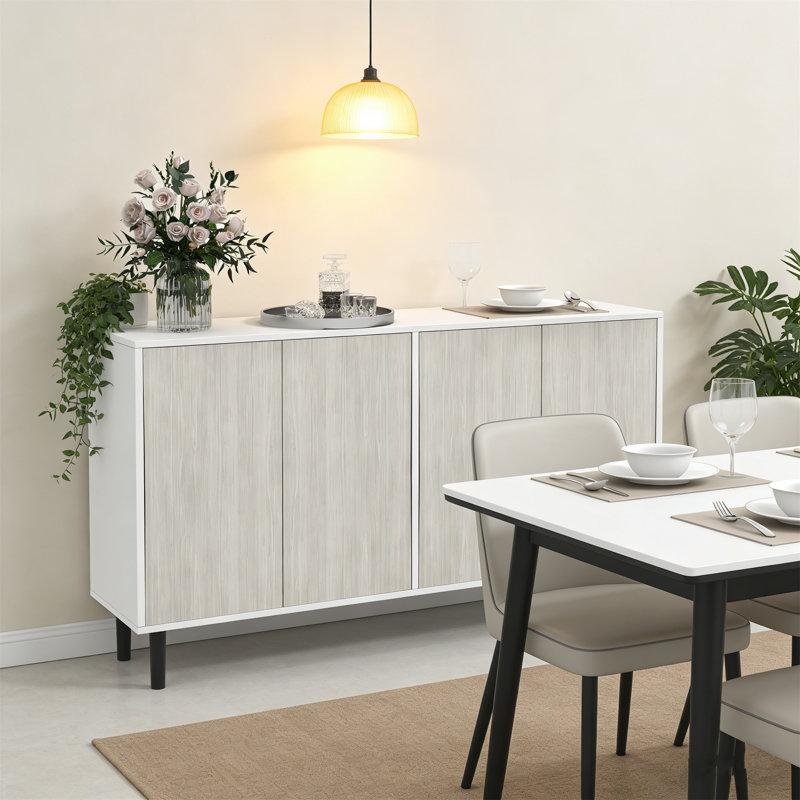 121cm Sideboard, White