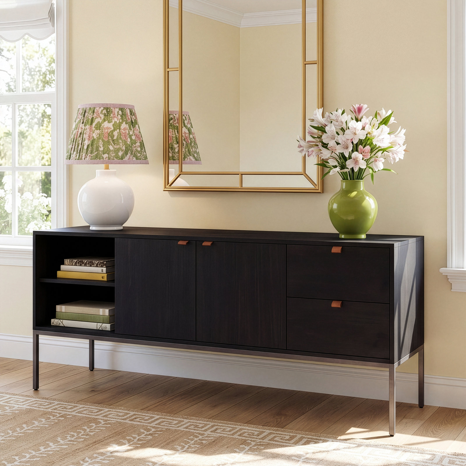Loki 69" TV Stand, Black