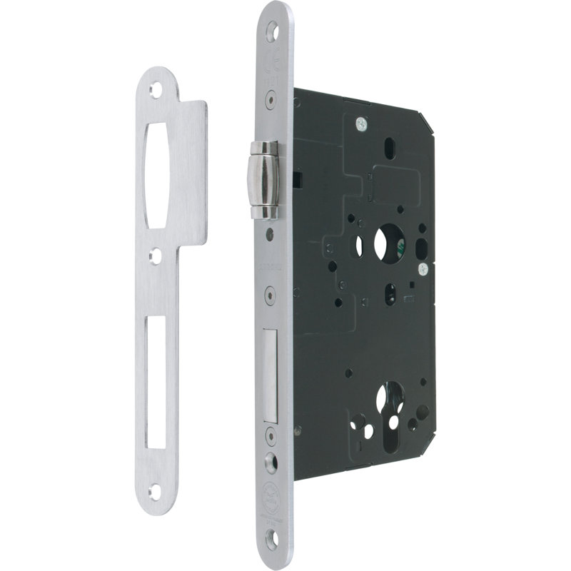 Stainless Steel Lock, 16.5cm H x 1.6cm W x 8.8cm D, Silver