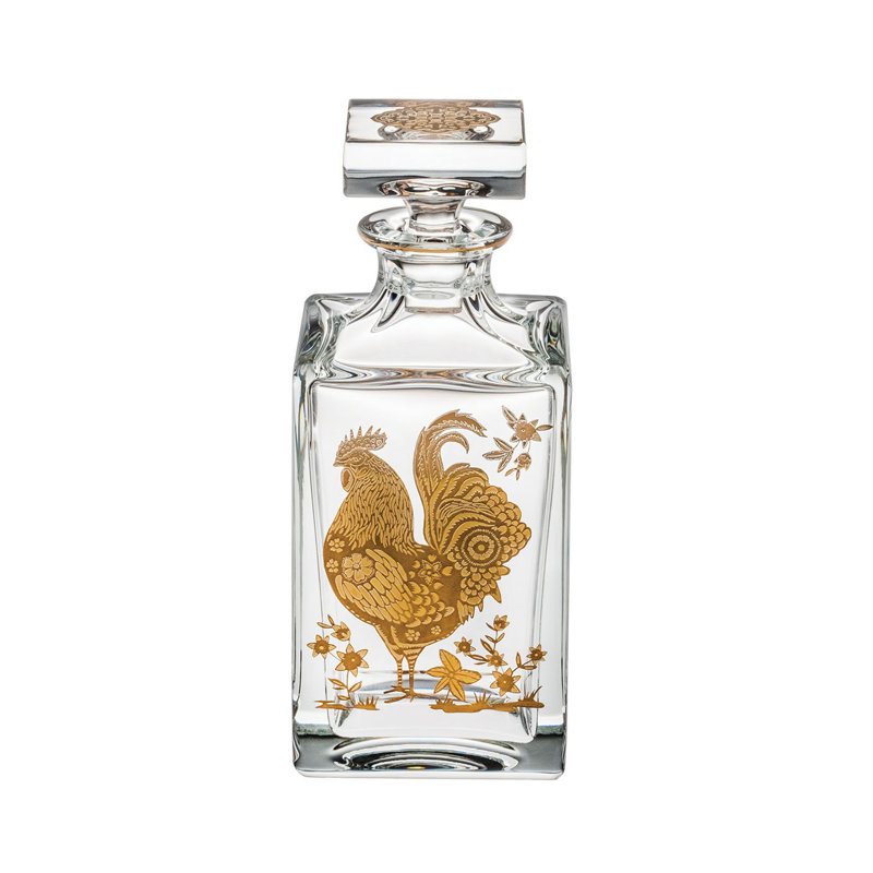 Golden 27.05oz. Whiskey Decanter