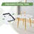 Extendable Dining Table Sets(must Include Both Table And Chair), Modern Mdf