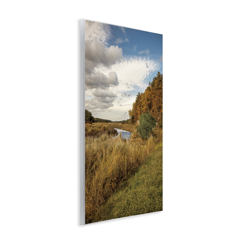 Plaque murale paysage de rêve champêtre, design par Sean Greenough, H 19 po x l 13 po
