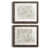 Papier, cadre noyer