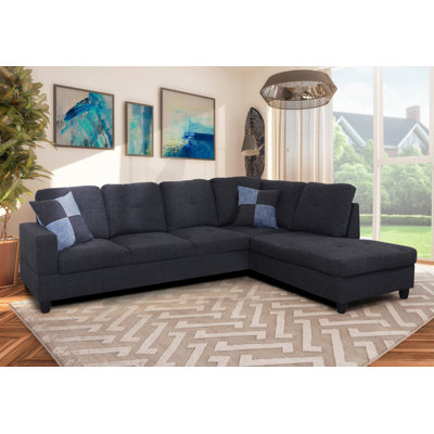 Againeses Upholstered L-Shaped Sectional Right Hand Facing