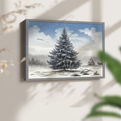Chirstmas Art-CCLXXXII -Framed Print - Restickable