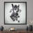 Silver 3D Wall Art featuring Abstract Romantic Couple Hugging on Premium Quality Canvas-2023192996-2023192990-2023193006