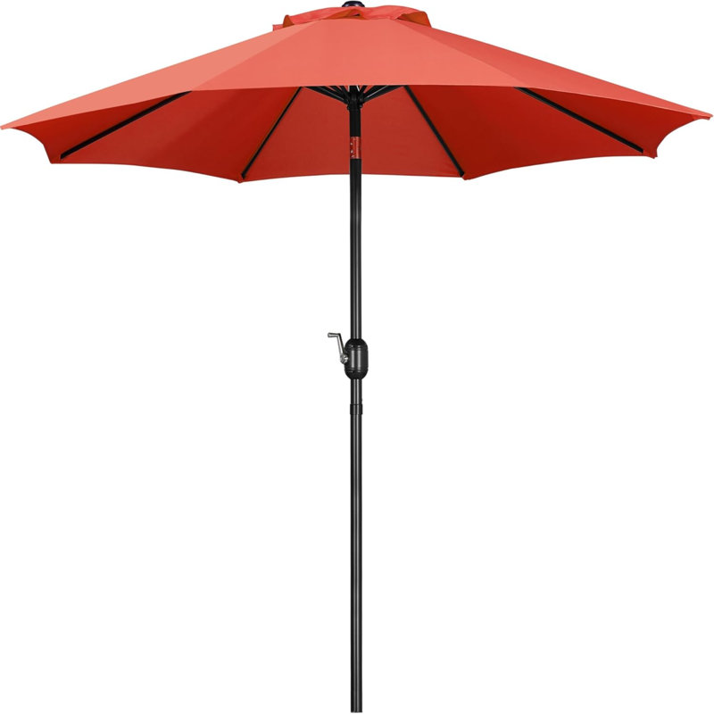 Calhaen 230cm Tilt Market Parasol, Orange