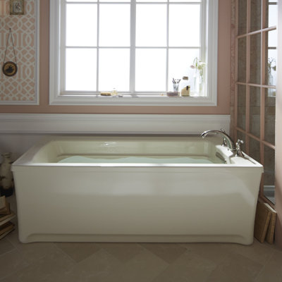 Archer 68" x 32" Freestanding Soaking Acrylic Bathtub