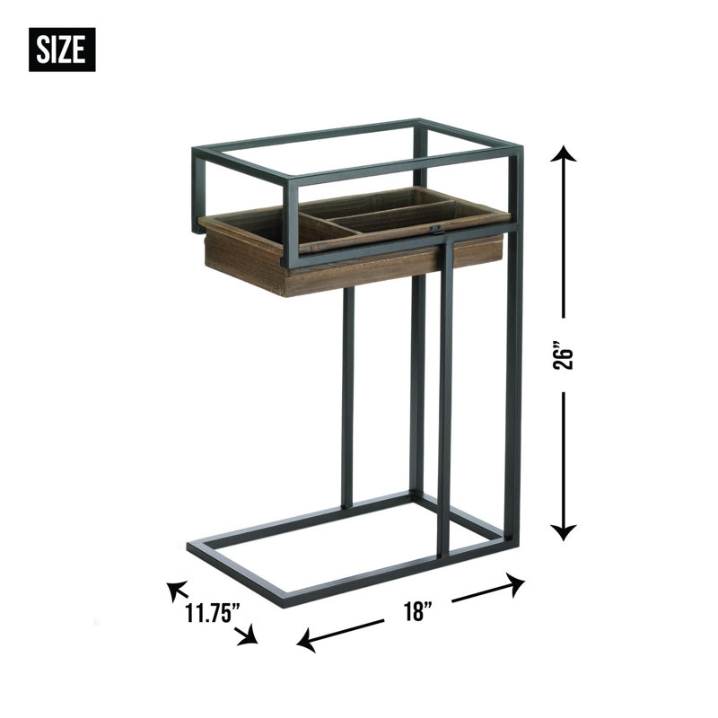 Table d'appoint avec tiroir coulissant