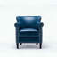 Fauteuil club Hadley - Similicuir - Bleu marine-136949178