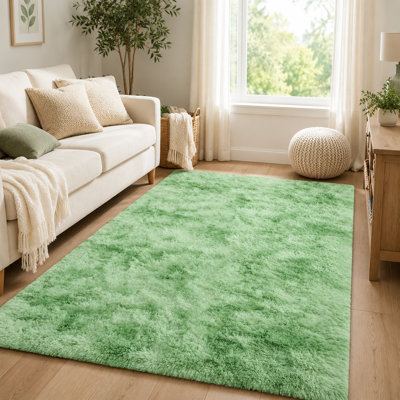 Antonije Tie Dye Shag Area Rug
